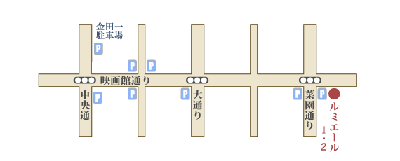 周辺駐車場の図